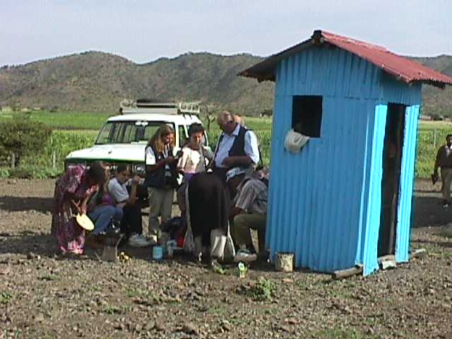 ラリベラ空港のカフェ