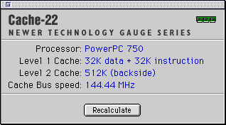 Backside cache